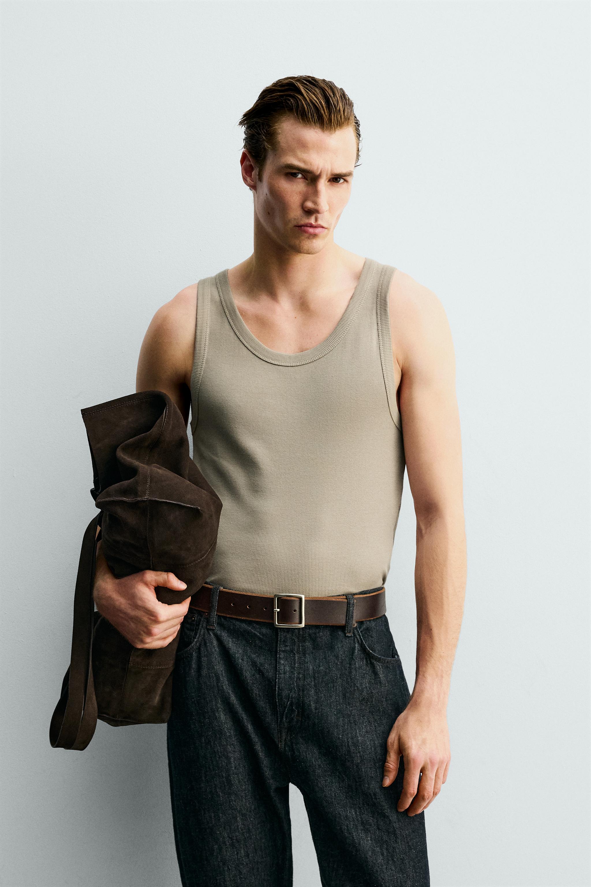 RIBBED TANK TOP